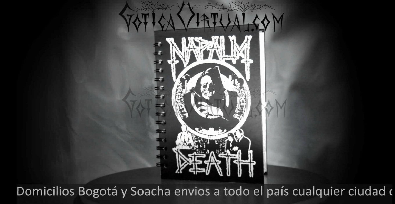 cuaderno napalm death metal bandas bogota medellin popayan cucuta villavicencio bucaramanga neiva colombia